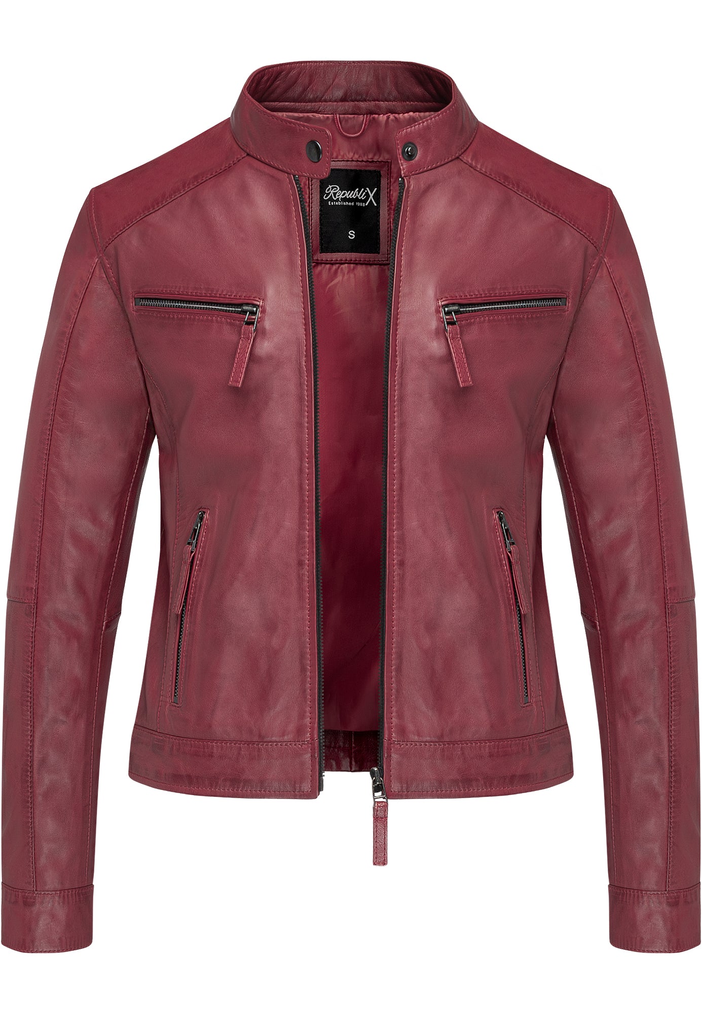 REPUBLIX Damen Lederjacke