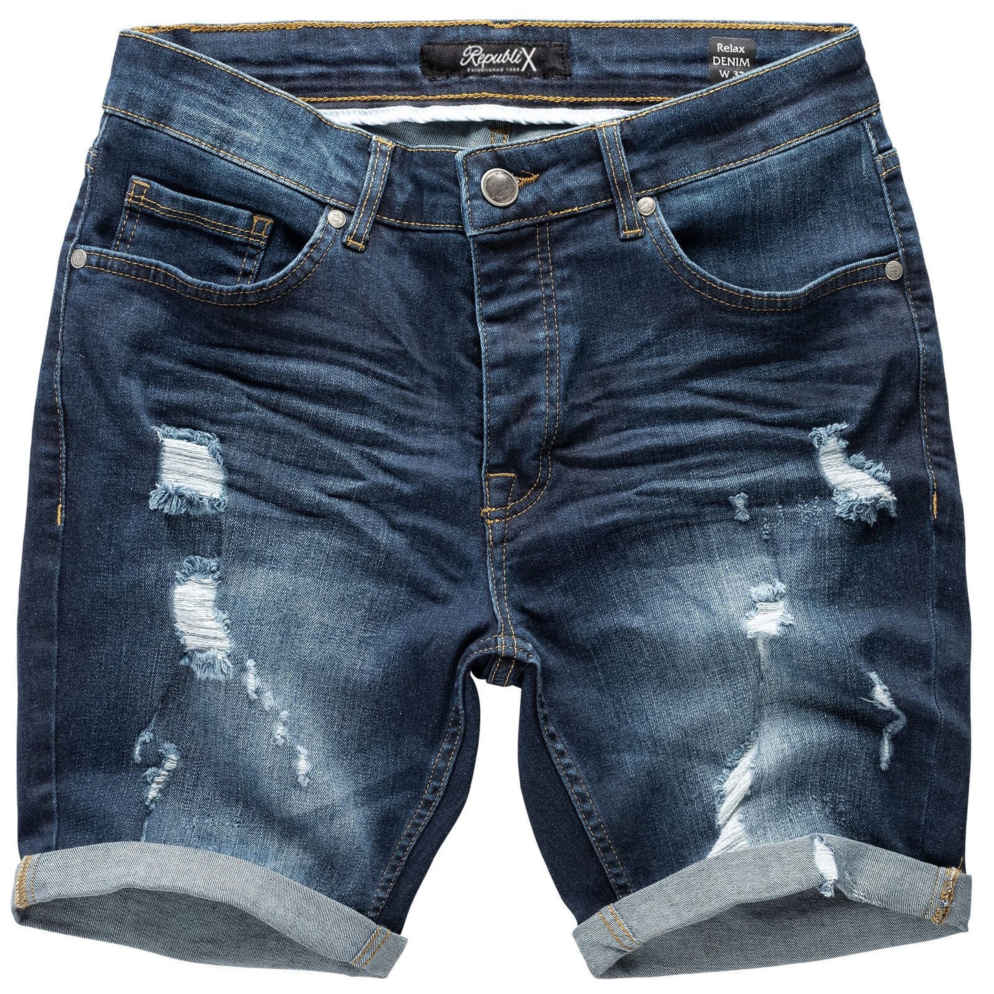 REPUBLIX Herren Jeansshorts