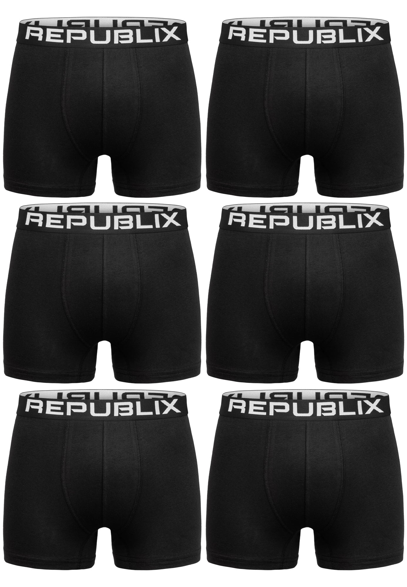 REPUBLIX Herren Don 2 6er Pack Boxershorts 6x0062