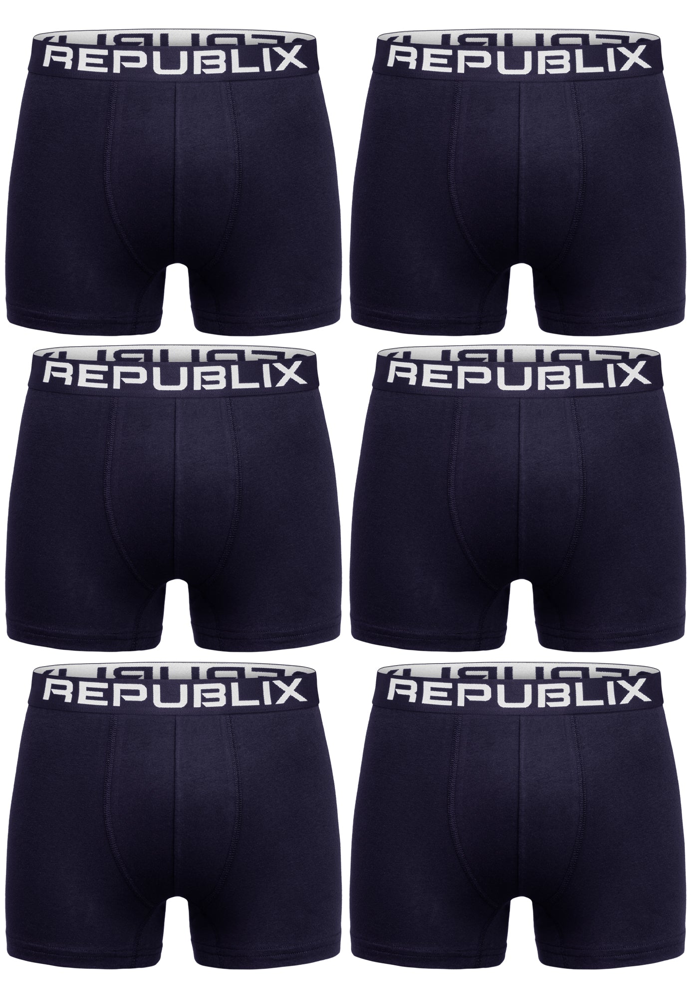 REPUBLIX Herren Don 2 6er Pack Boxershorts 6x0062